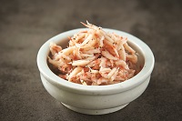 Saeujeot (Salted Shrimp)-Saeu-jeot is a variety of jeotgal, salted and fermented food, which is the most consumed jeotgal along with myeolchi jeot (salted anchovies) in South Korea. Salted fermented shrimp is used to improve the taste of dishes, including kimchi.